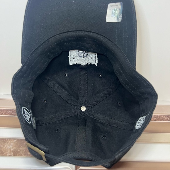 Women's Las Vegas Raiders '47 Black Miata Clean Up Primary Adjustable Hat - Picture 7 of 10
